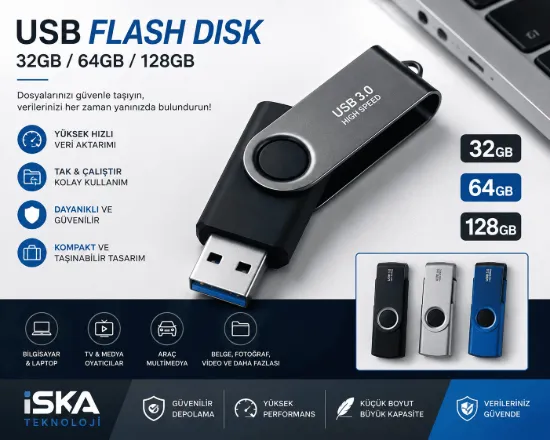 USB Flash Disk 32GB / 64GB / 128GB resmi
