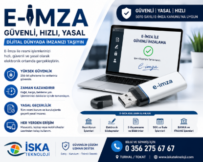 E-imza resmi